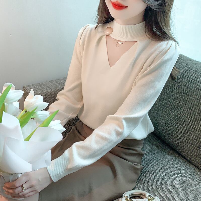 【tops】ニットトップス　M18854