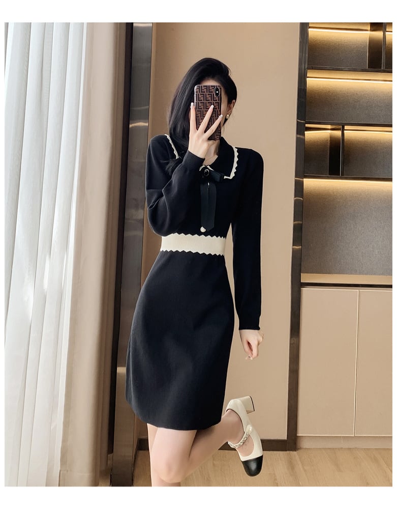 【dress】ニットワンピース　M25512