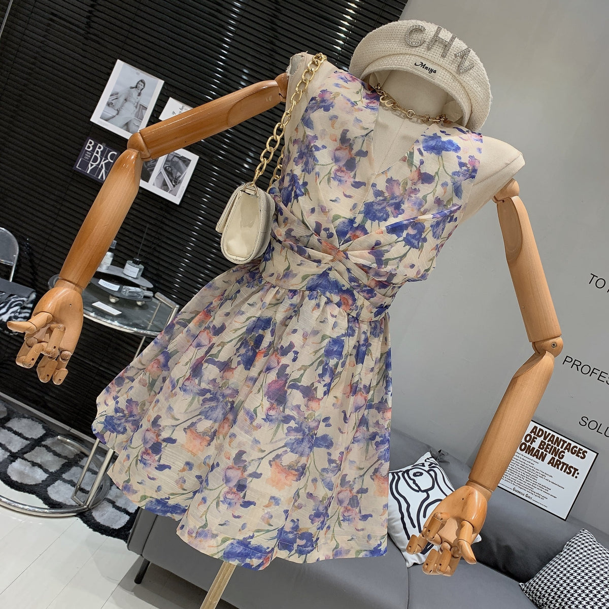 【dress】花柄ワンピース　M24994