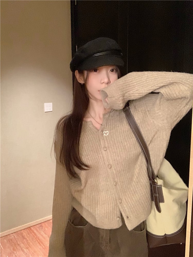 【outer】ニットカーデ　M28828