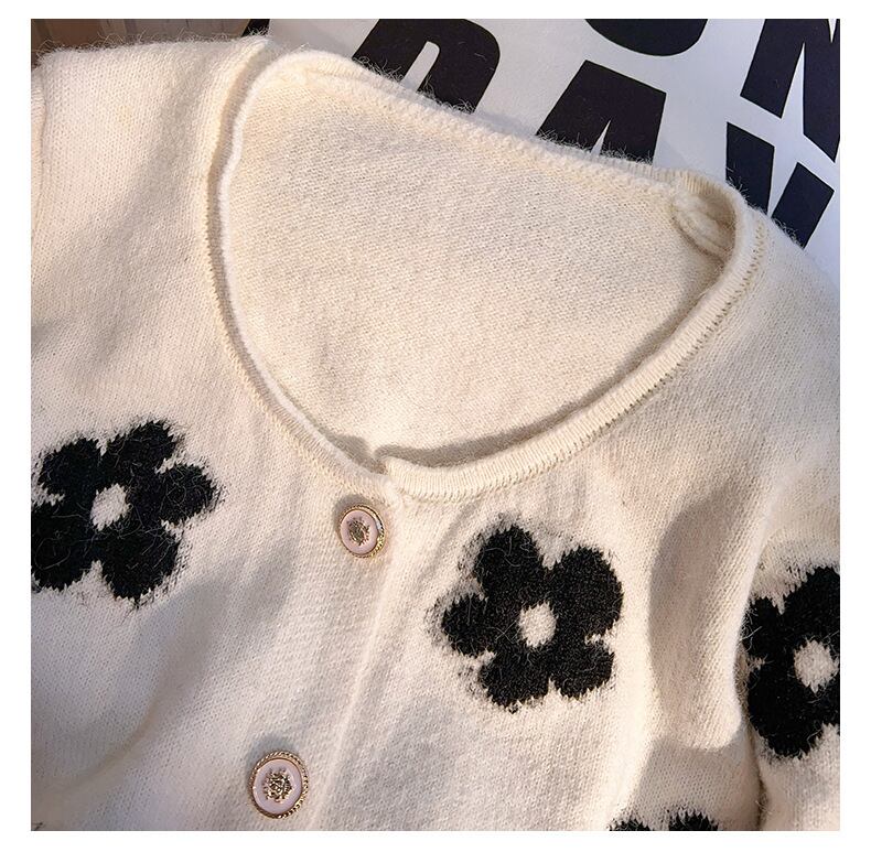 【outer】クルーネックニットカーデ　M29185