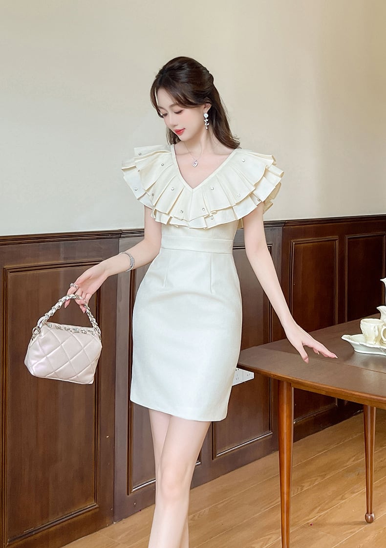 【dress】フリルワンピース　M24199