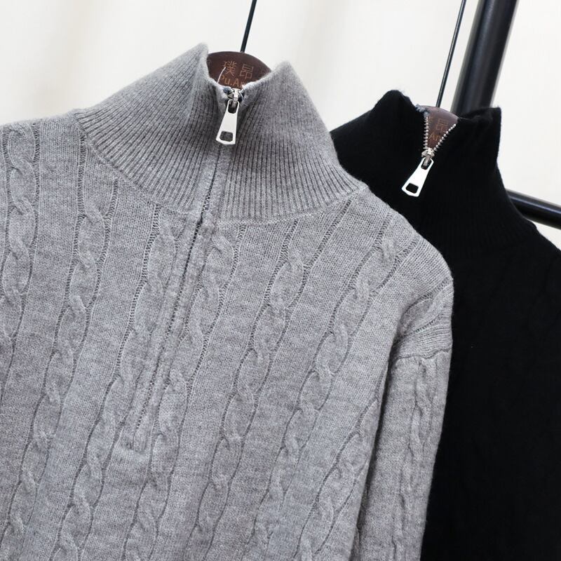 【tops】ファスナーニットセーター　M26849