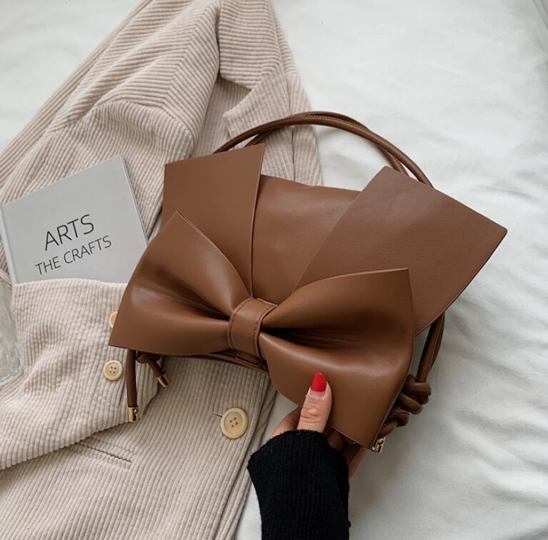 【小物】リボン秋冬新作オシャレファッションメッセンジャーバッグ G3485