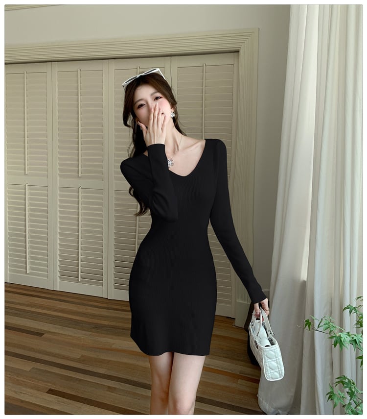 【dress】ニットワンピース　M25342