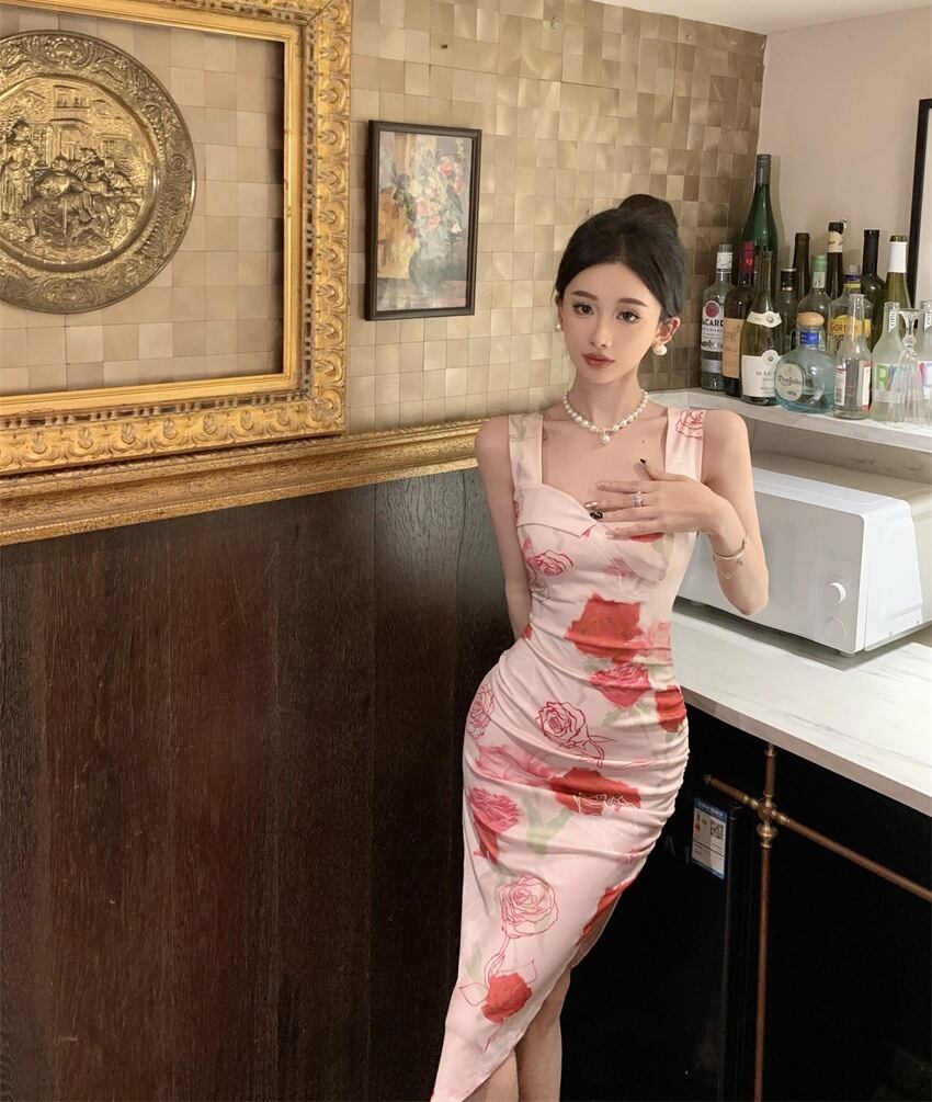 【dress】プリントキャミワンピース G20131