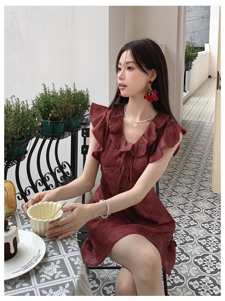 【dress】フリルワンピース　M24718