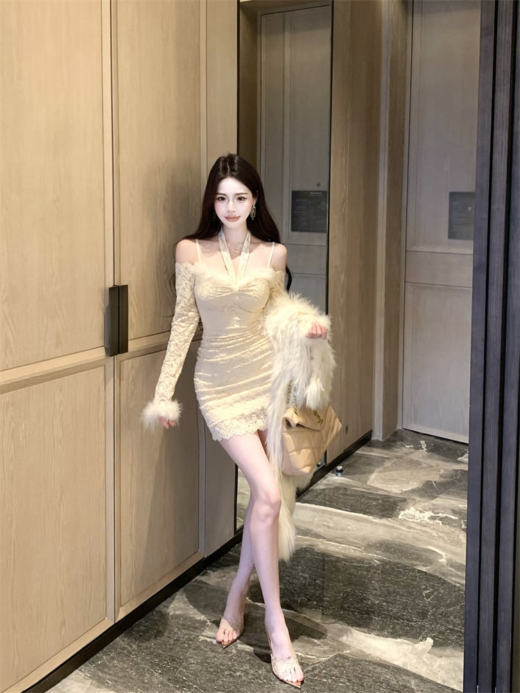 【dress】レースデートワンピース　M29070