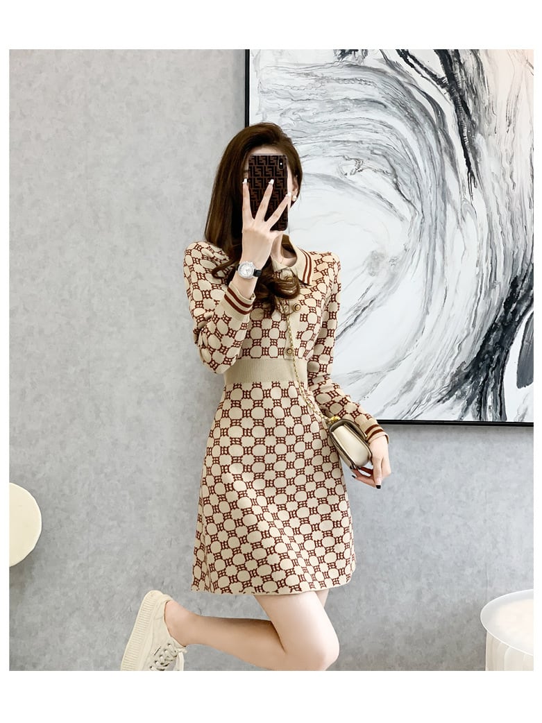 【dress】ニットワンピース　M25460