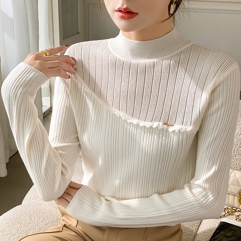 【tops】ニットトップス　M27729