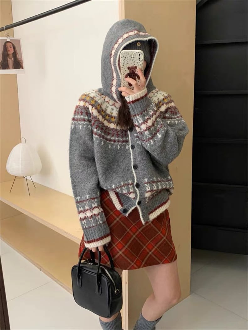 【outer】ニットカーデ　M25984