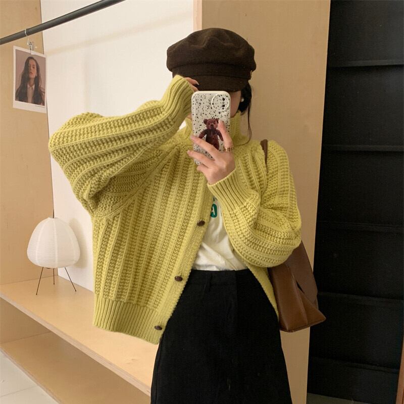 【outer】ニットカーデ　M27151