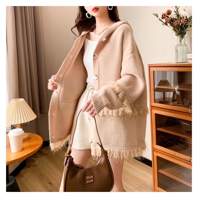 【outer】ニットカーデ　M26028