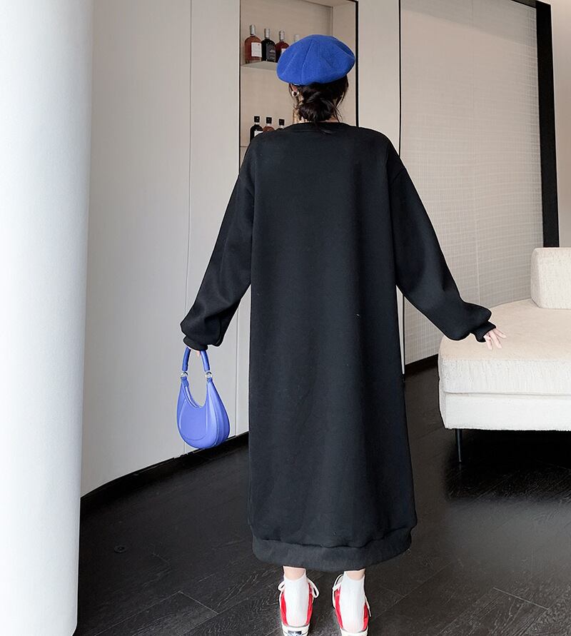 【dress】裹起毛カジュアルワンピース　M18582