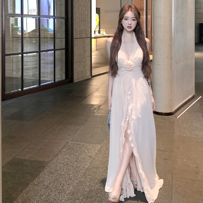 【dress】ホルターネックワンピース　M24518
