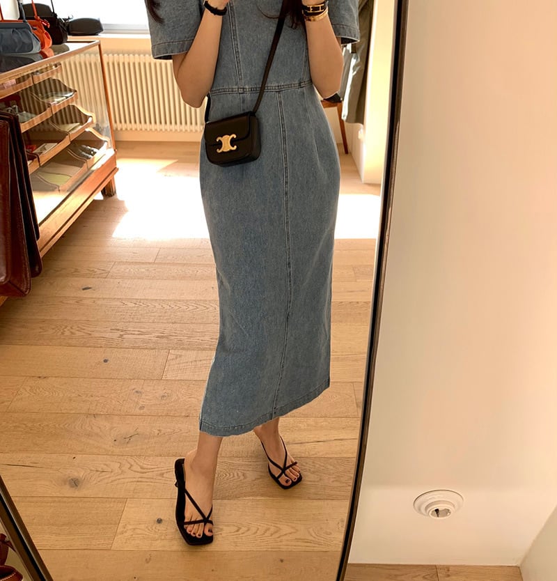 【dress】デニムワンピース　M24734