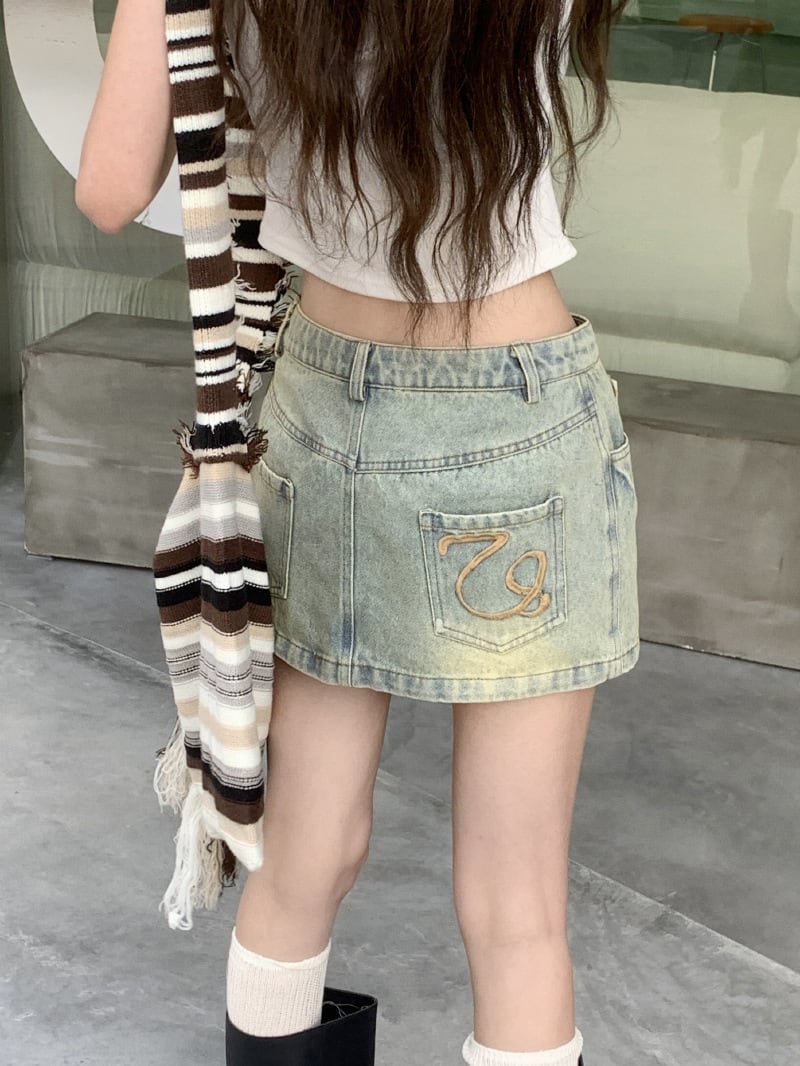 【bottoms】デニムスカートG20422