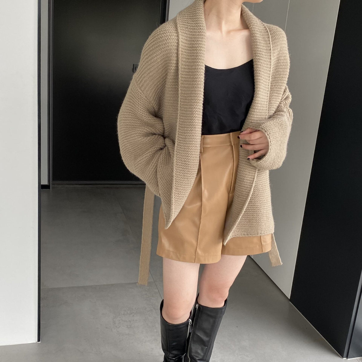 【outer】ニットカーデ　M18733
