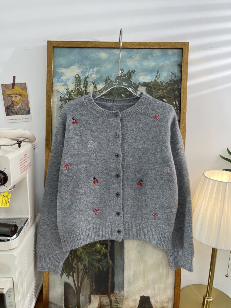 【outer】ニットカーデ　M27508
