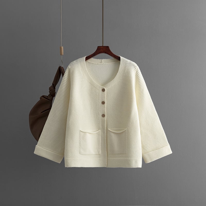 【outer】ニットカーデ　M25681