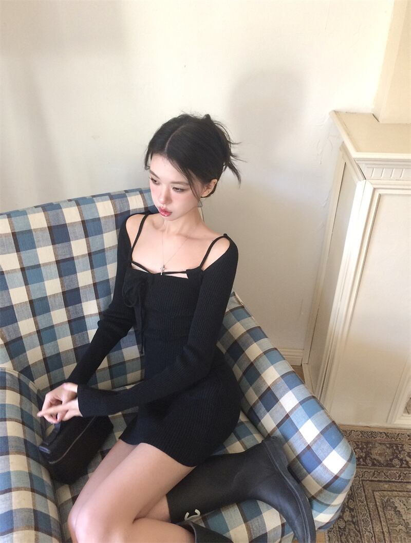 【dress】ニットワンピース　M28263