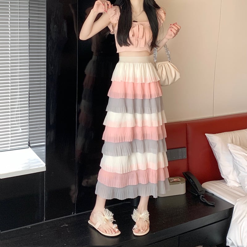 【bottoms】AラインスカートG20483