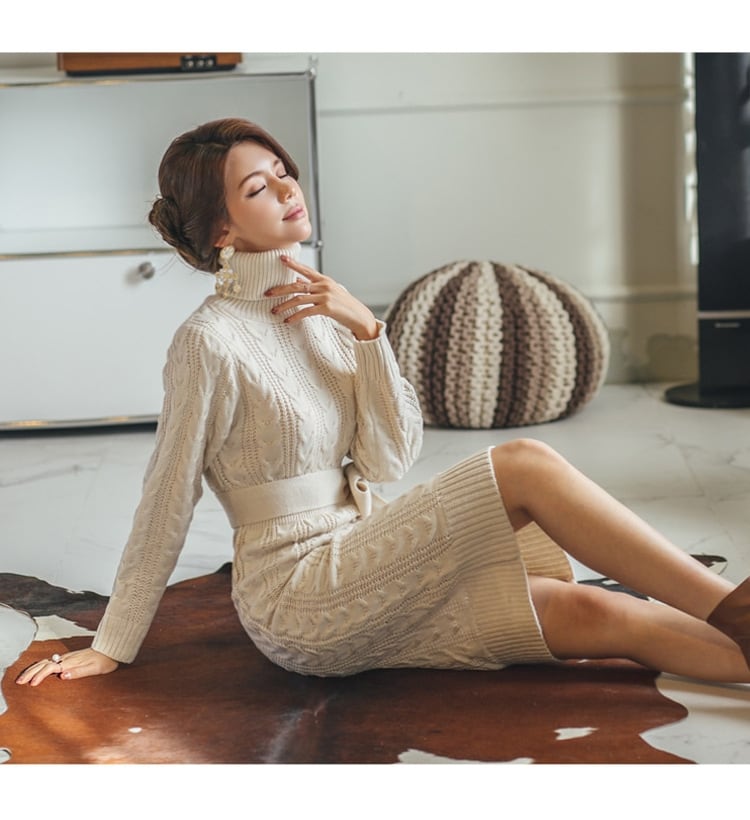 【dress】ハイネックワンピース　M18805