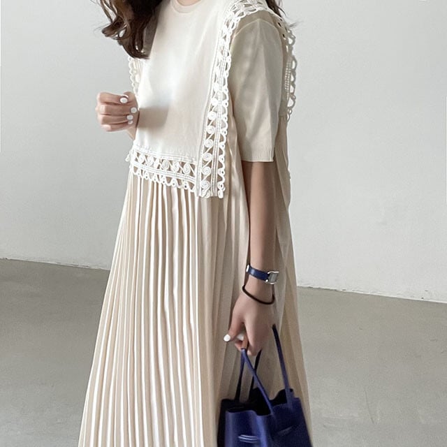 【dress】プリーツワンピース　M24736