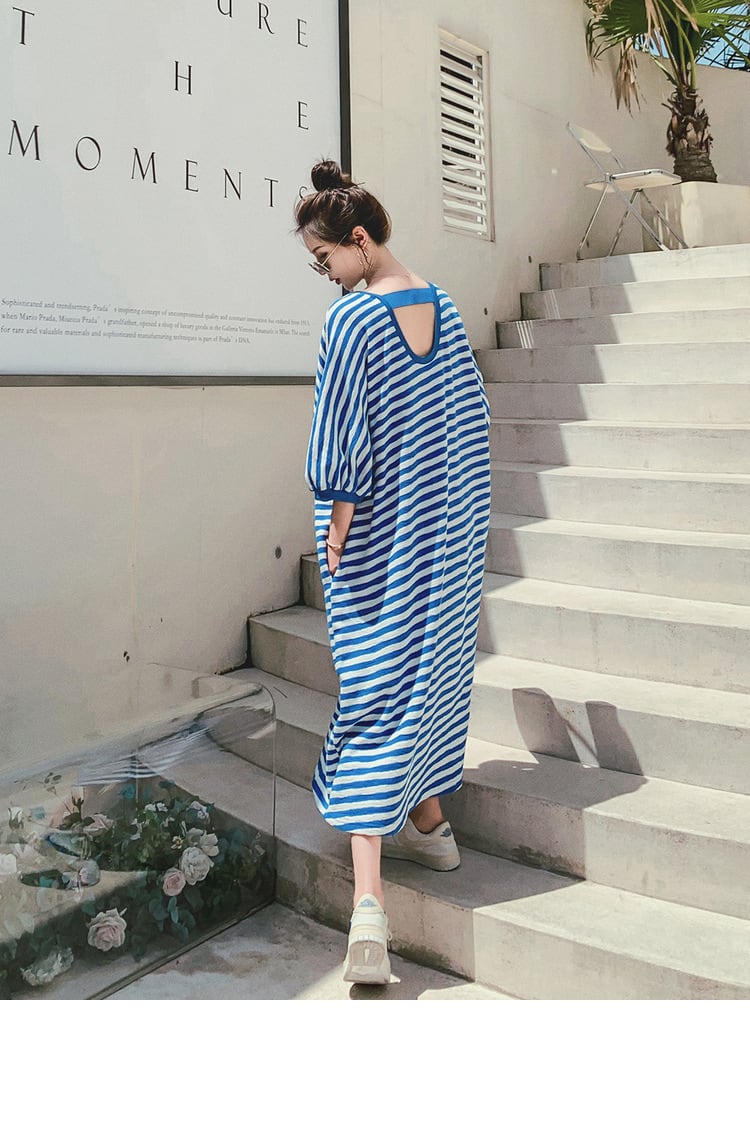【dress】ボーダー柄ワンピース　M23930