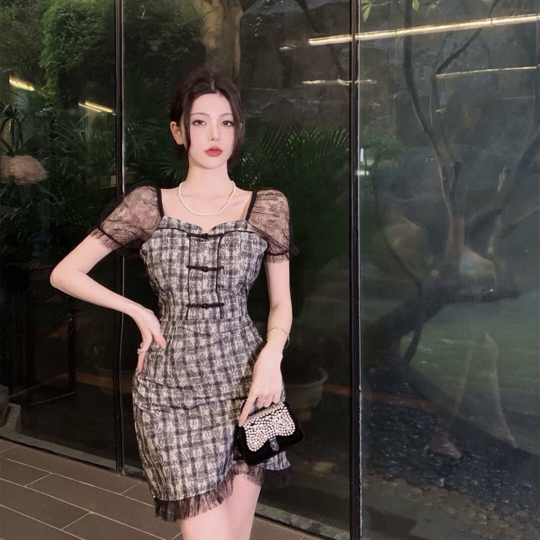 【dress】レースワンピース　M24156