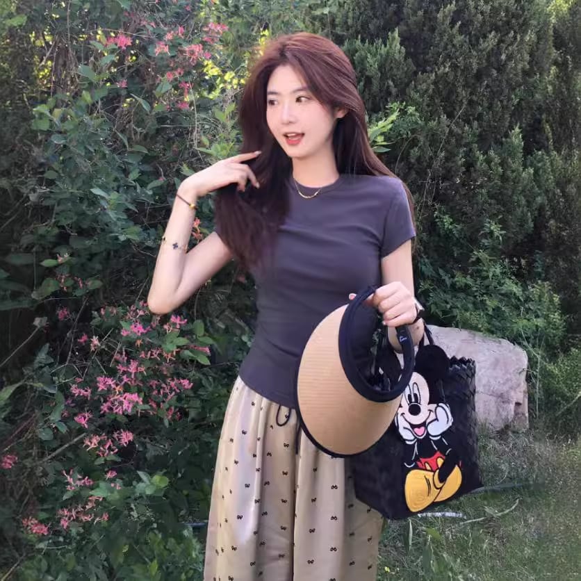 【set】Tシャツ×ワイドパンツセット　M23907