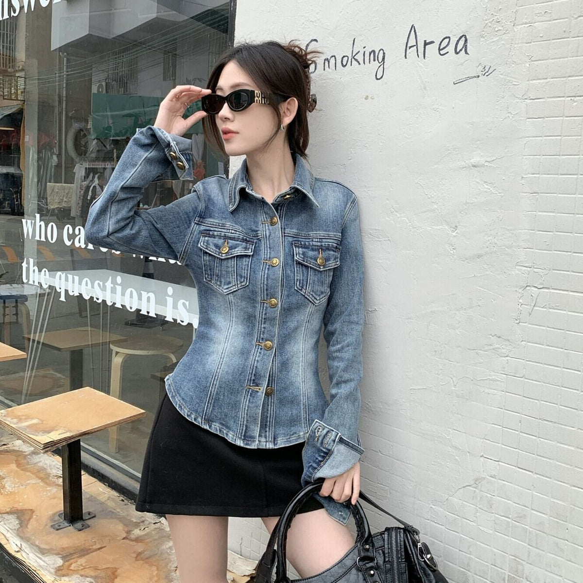 【tops】デニムシャツ　M29863