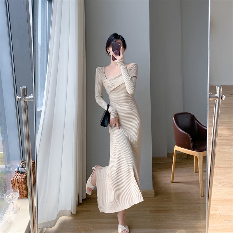 【dress】ニットワンピース　M18561