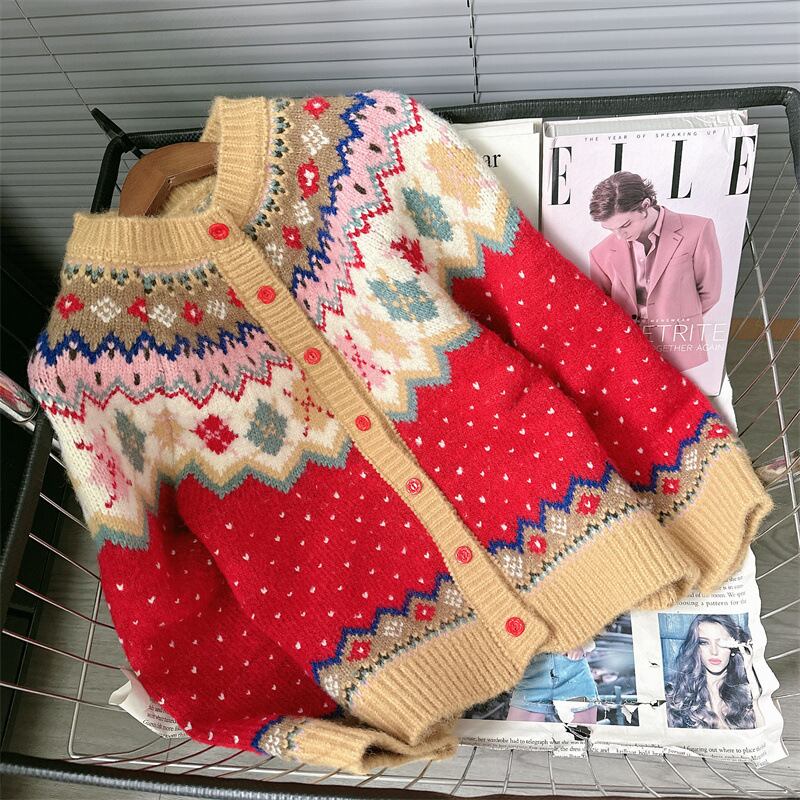【outer】ニットカーデ　M28891