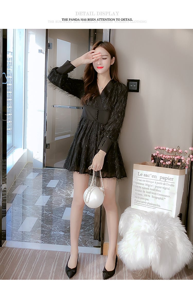【dress】デートワンピース　　M25354