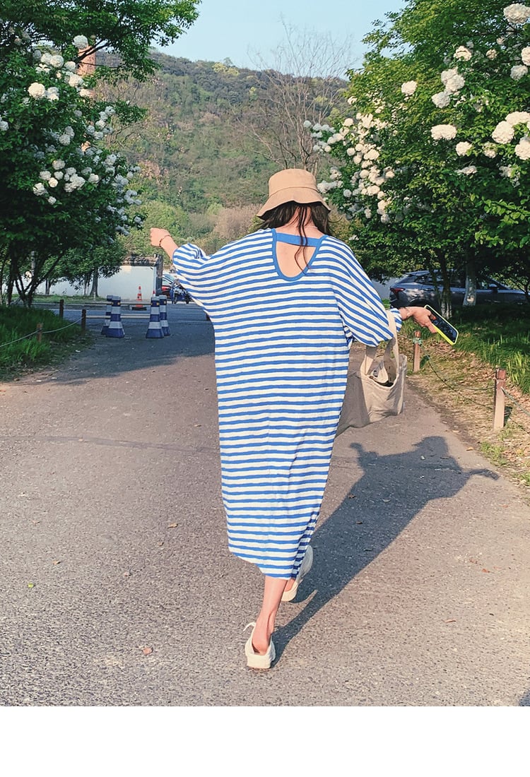【dress】ボーダー柄ワンピース　M23930