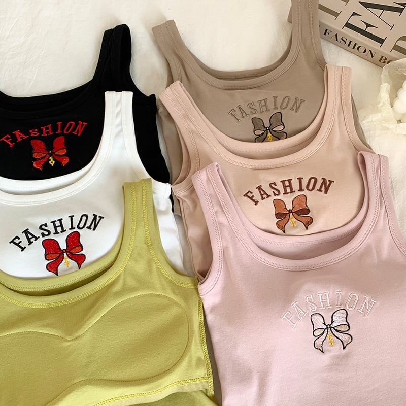 【tops】プリントキャミソール　M25085
