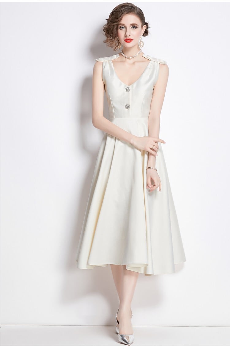 【dress】ビジューデートワンピース　M24499