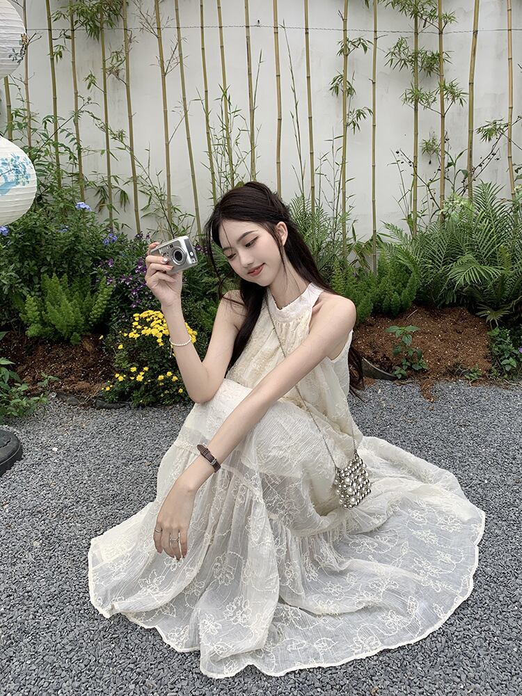 【dress】ホルターネックワンピース G20437