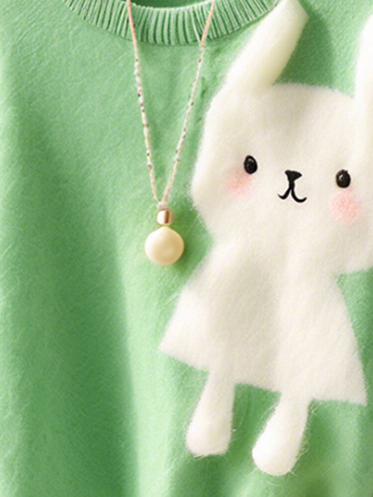 【tops】カートゥーンニットセーター　M29105