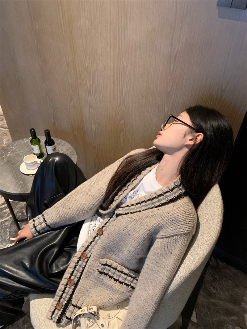 【outer】ニットカーデ　M28122