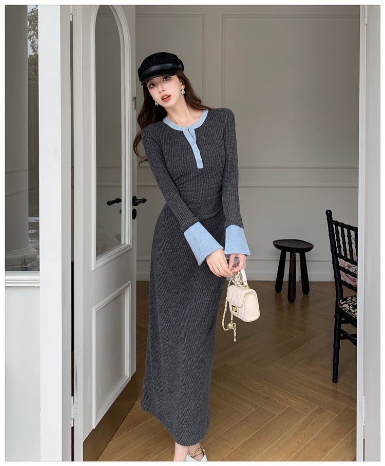 【dress】ニットワンピース　M27525