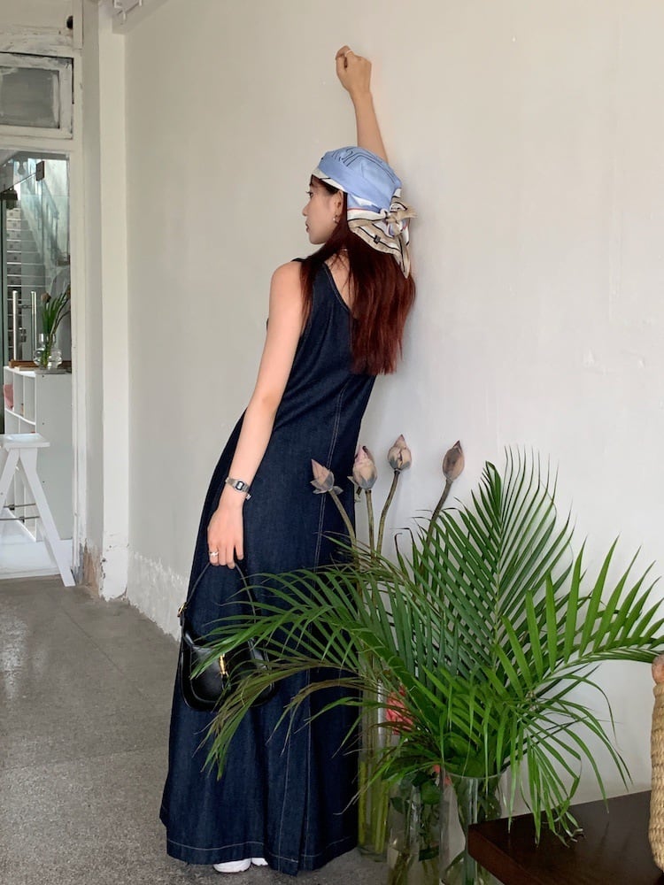 【dress】デニムワンピース　M25033