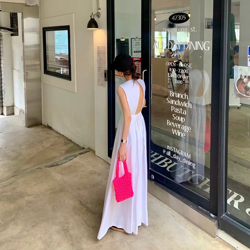 【dress】ノースリーブワンピース　M24737