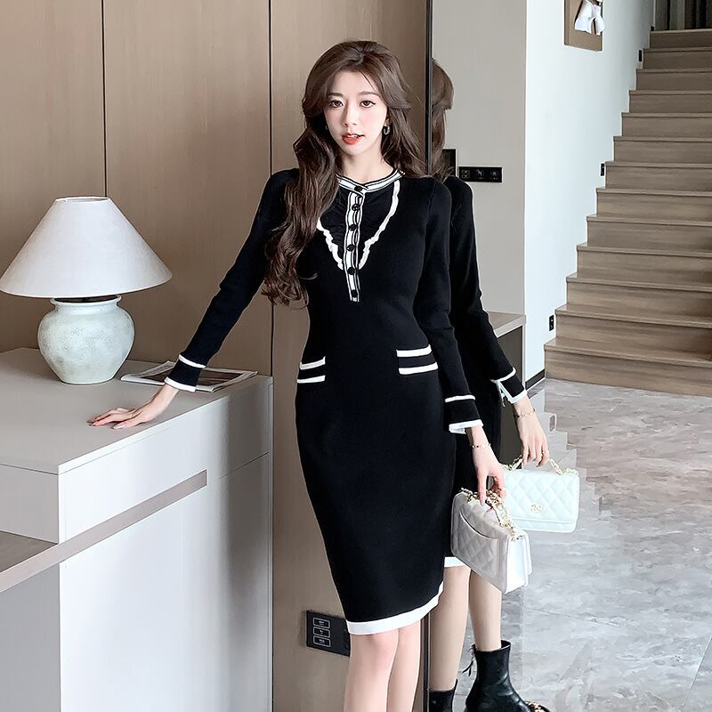 【dress】ニットワンピース　M18861