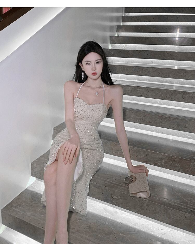 【dress】ホルターネックワンピース G21100