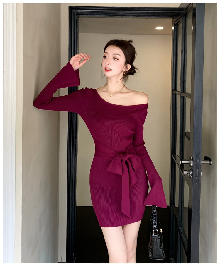 【dress】ニットワンピース　M26415
