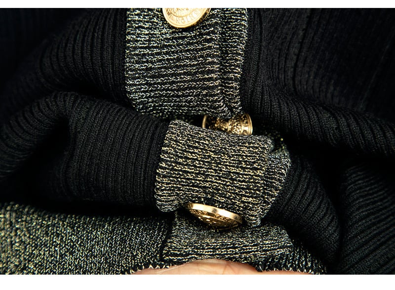 【set】ニットカーデ×スカートセット　M25455
