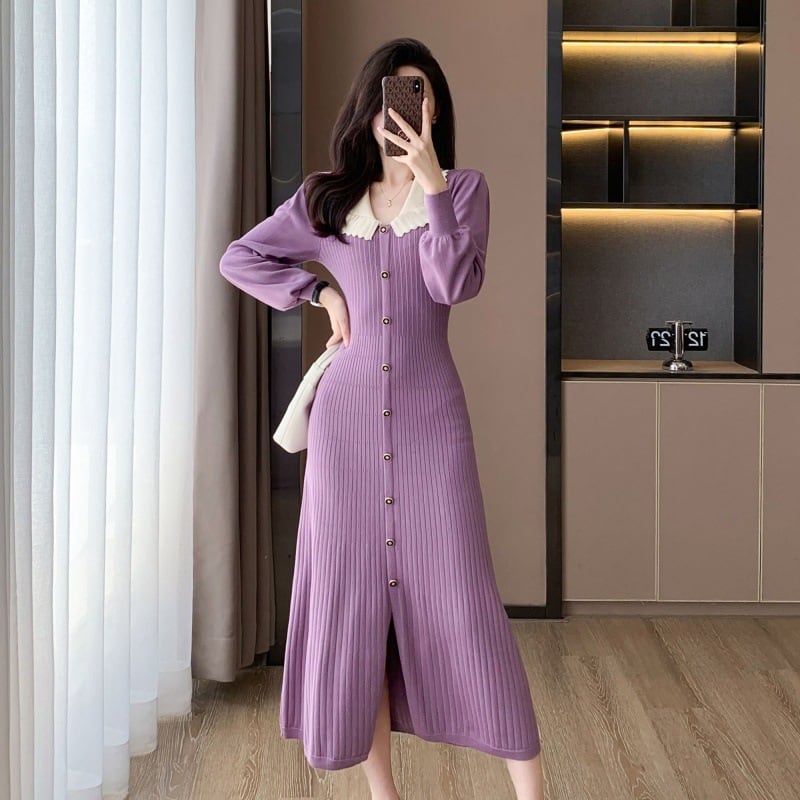 【dress】ニットワンピース　M25691