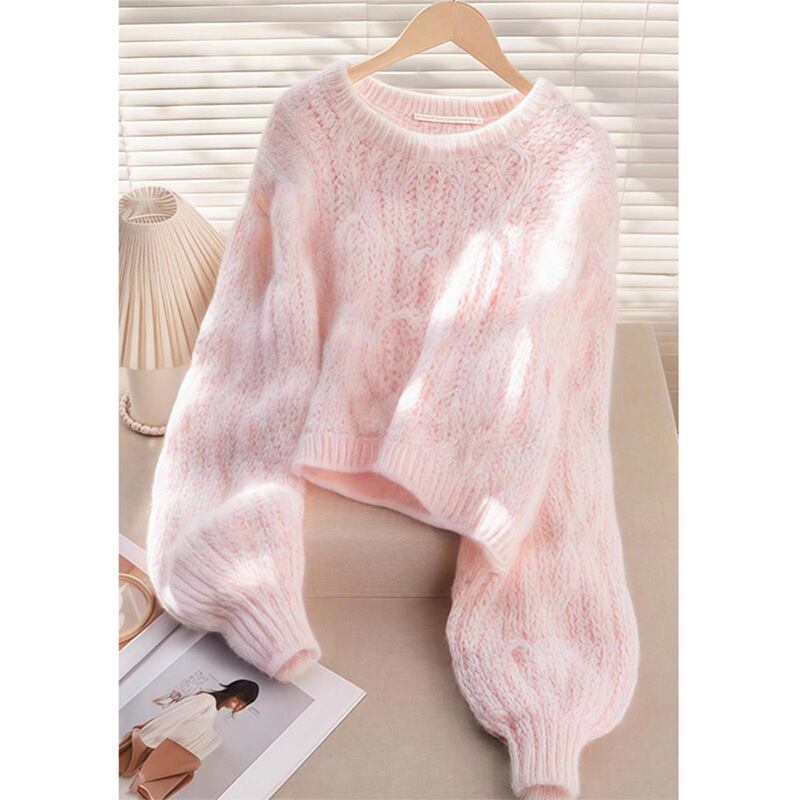 【tops】クルーネックニットセーター　M29129